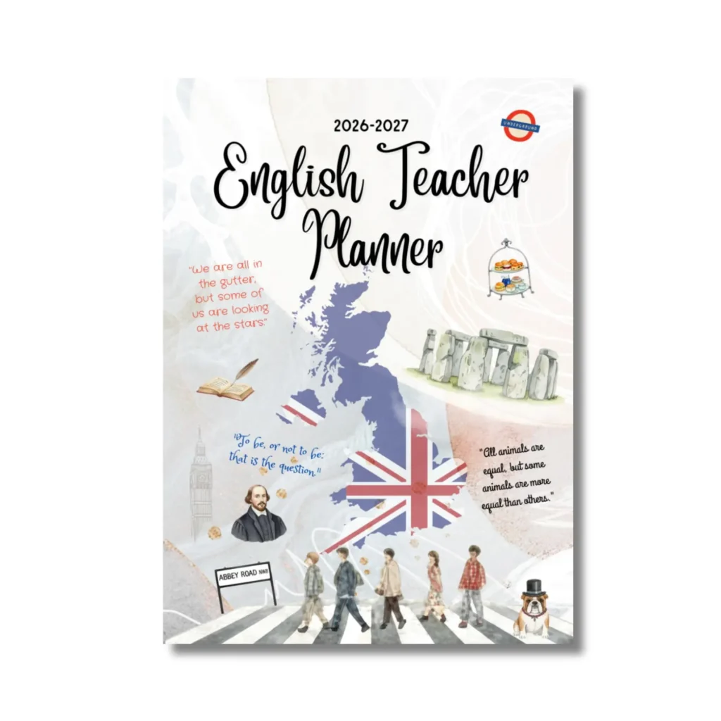 English Teacher Planner 2026-2027 Noteia